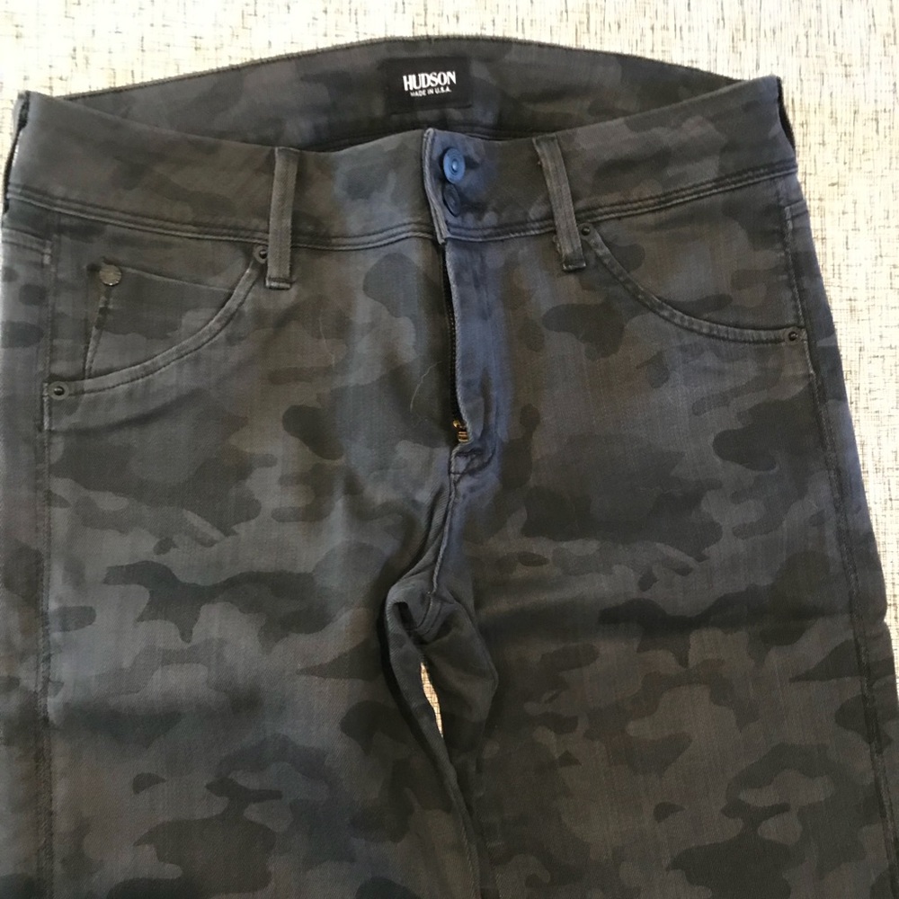 Hudson Camo skinny denim